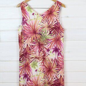 Tommy Bahama Pink Palm Silk Dress